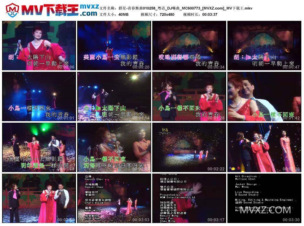 群星-青春舞曲010258_粤语_DJ嗨曲_MC600773